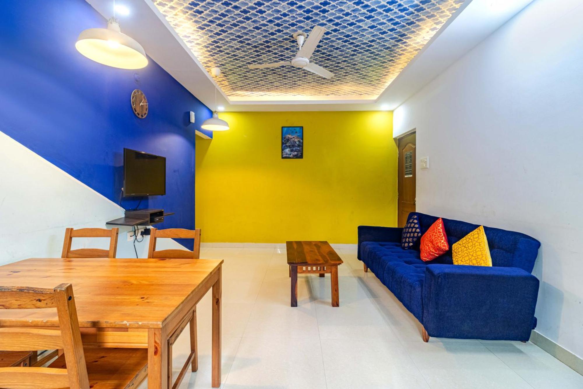 4Bhk Sparkling Apartment Near Beach Pool & Bar 2Bhkx2 Vagator Chambre photo