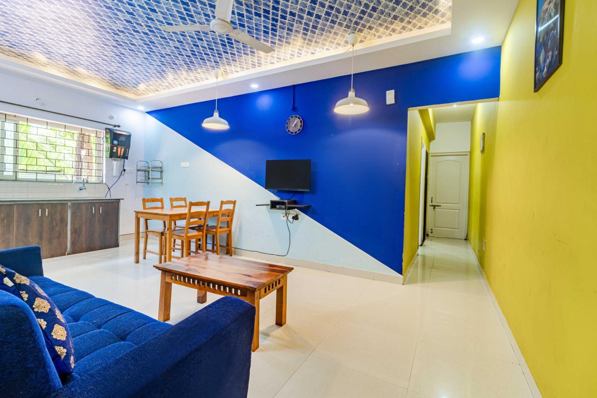 4Bhk Sparkling Apartment Near Beach Pool & Bar 2Bhkx2 Vagator Chambre photo