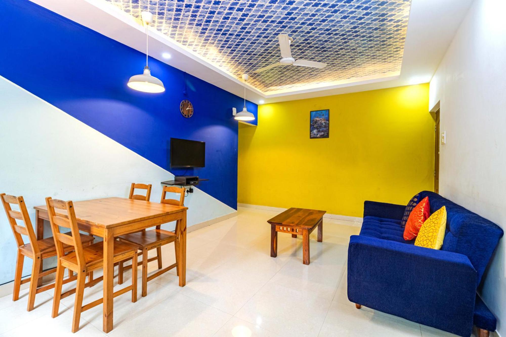 4Bhk Sparkling Apartment Near Beach Pool & Bar 2Bhkx2 Vagator Chambre photo