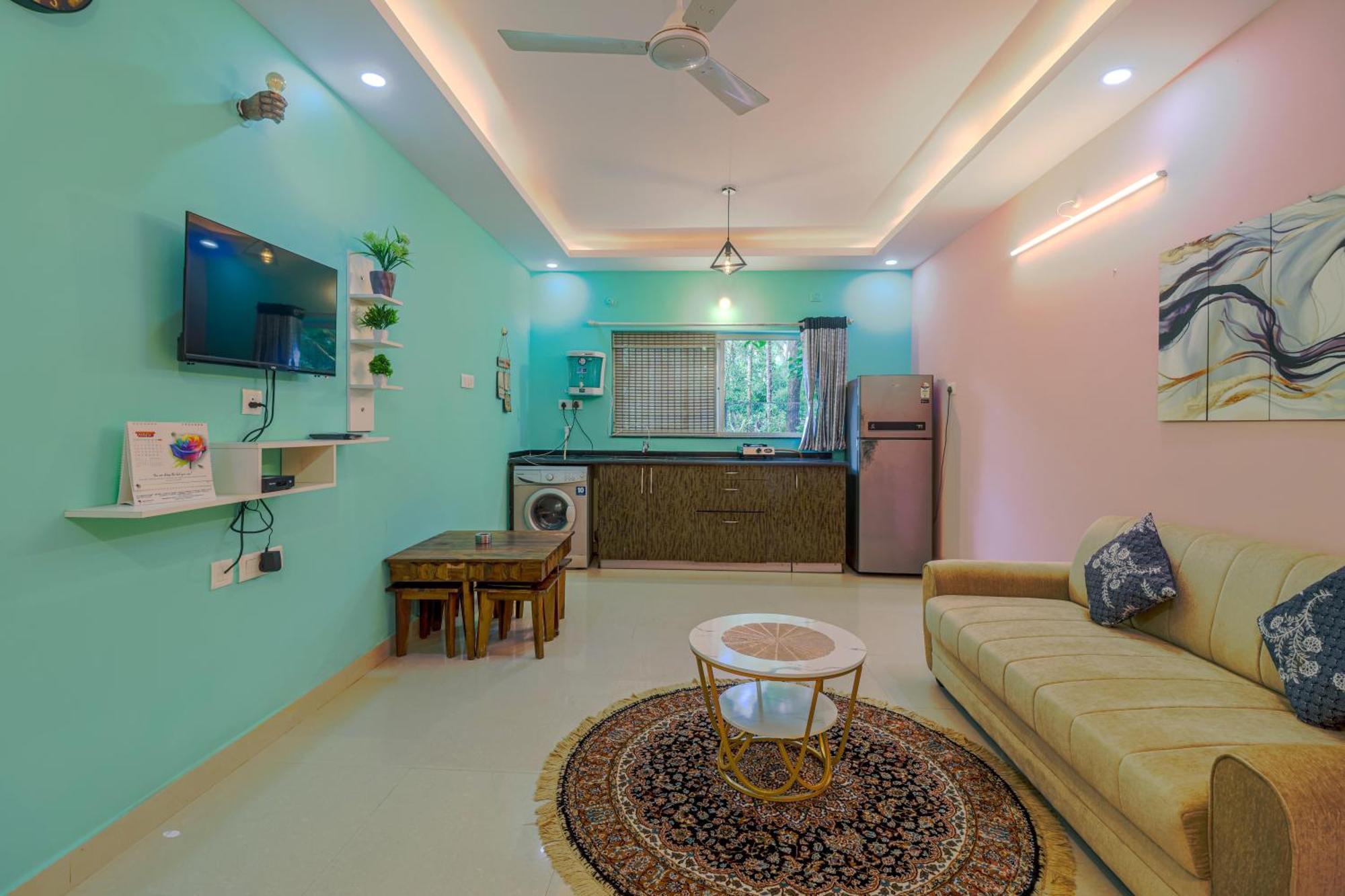 4Bhk Sparkling Apartment Near Beach Pool & Bar 2Bhkx2 Vagator Chambre photo